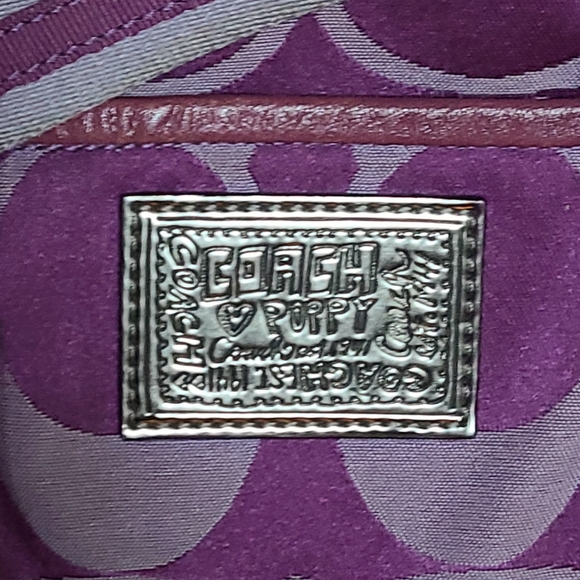 Coach Signature Poppy Handbag - Picture 5 of 14